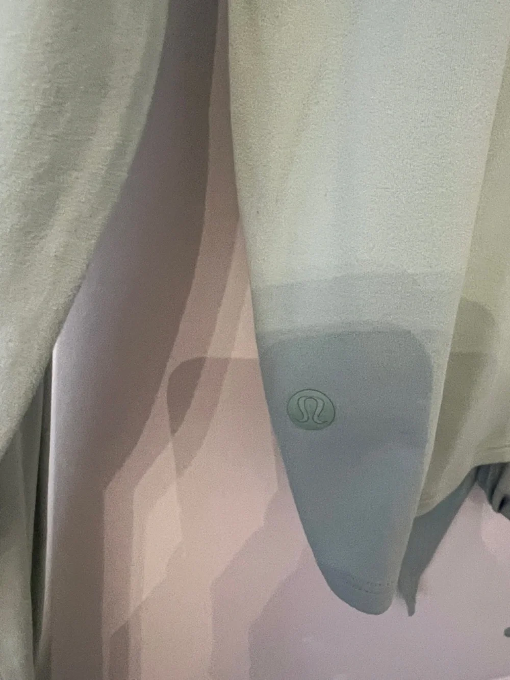 lululemon athletica Sage Green Long-Sleeve Tie-Front Top - Picture 3 of 3